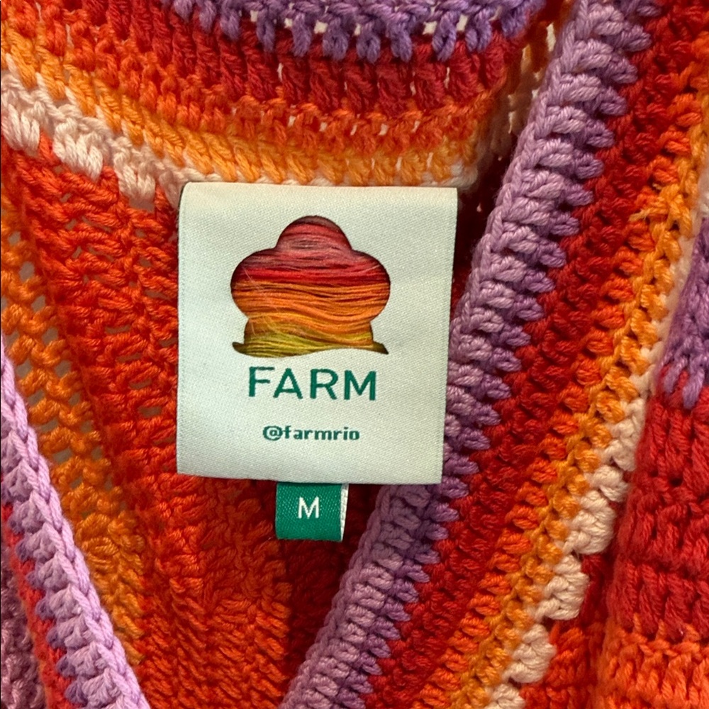 FARM Rio Multicolor Knit Swim Coverup - Picture 3 of 3